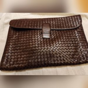 Bottega Veneta Woven clutch/portfolio with original dust bag. Vintage !